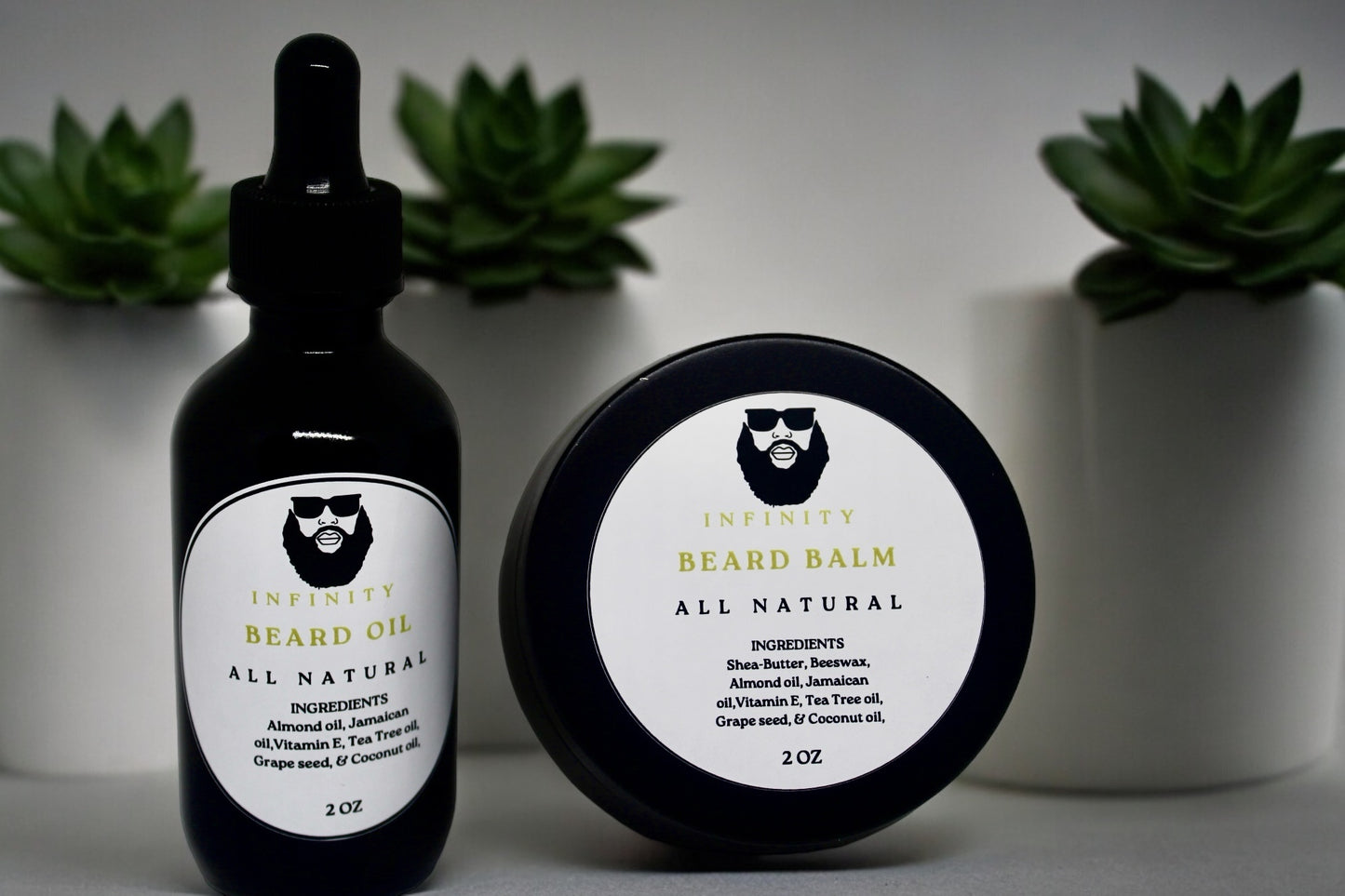 INFINITY BEARD OIL AND BALM BUNDLE STARTER KIT