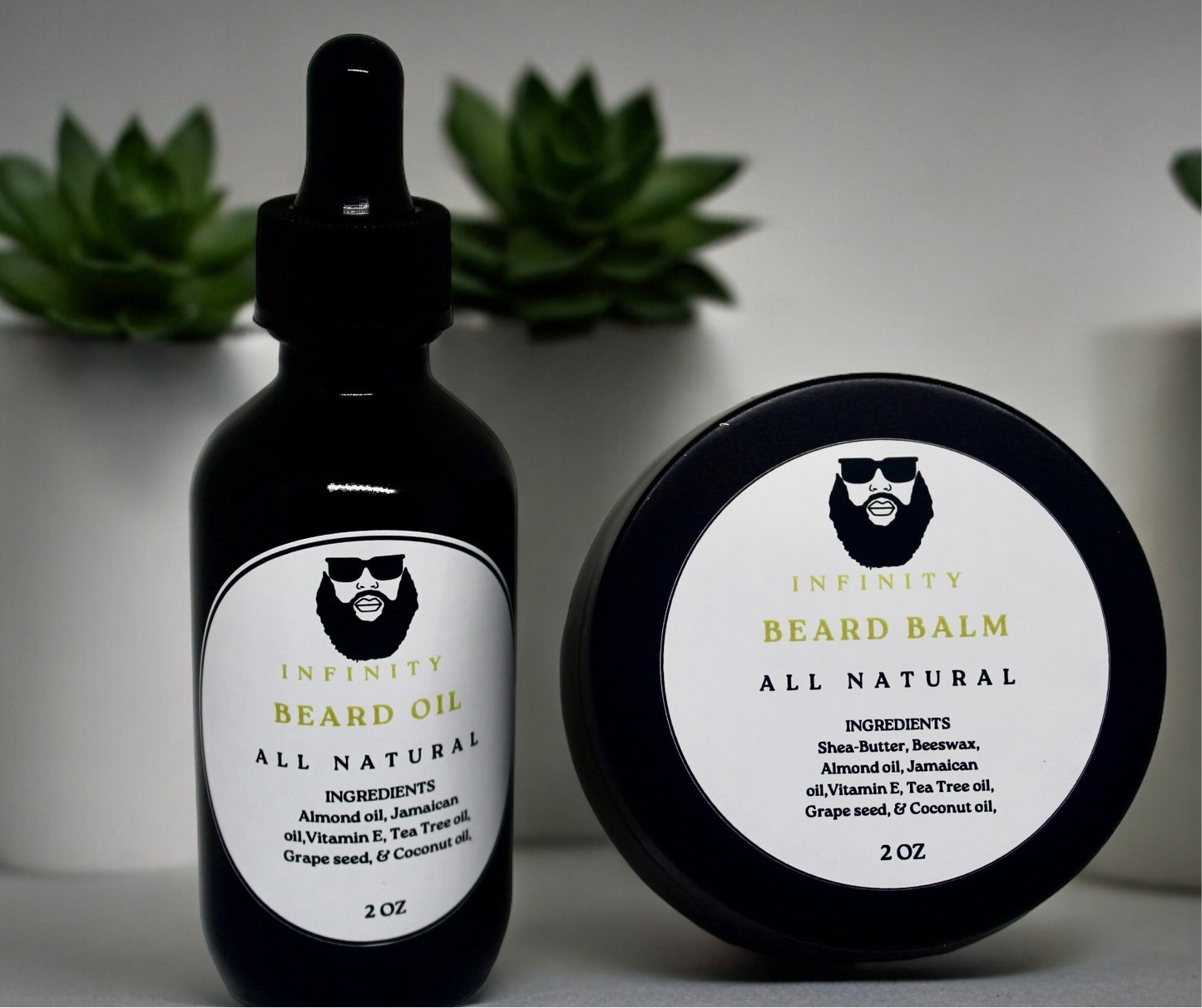 INFINITY BEARD OIL AND BALM BUNDLE STARTER KIT